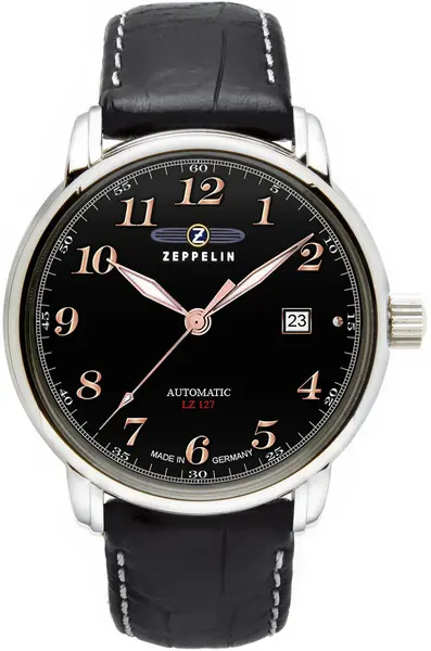 Zeppelin Watch LZ 127 Graf Zeppelin Mens - Black ZPN-152