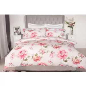 Belledorm Saara Duvet Cover Set (Superking) (Blush) - Blush