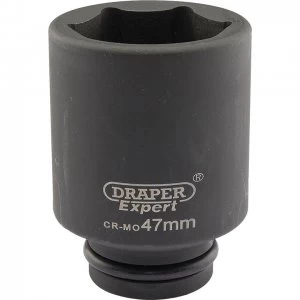 Draper Expert 3/4" Drive Deep Hexagon Impact Socket Metric 3/4" 47mm