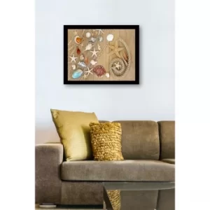 SC0936 Multicolor Decorative Framed MDF Painting