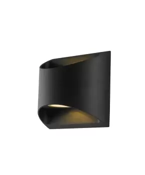 VEYRON Outdoor LED Up Down Light Black, IP54 522lm 4000K 12.3x13x6.9cm