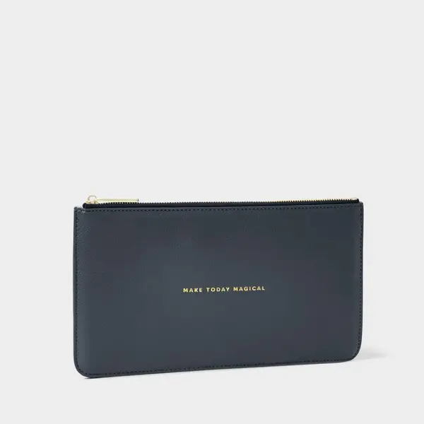 Katie Loxton Blue Slim Sentiment Pouch KLB2800