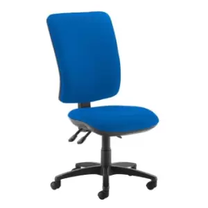 Dams MTO Senza Extra High Back Operator Chair with No Arms - Blizzard Grey