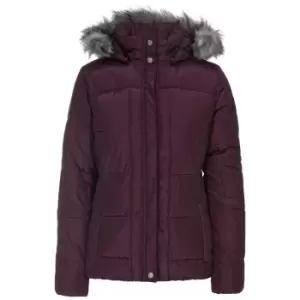 Trespass Womens/ladies Nanette Faux Fur Trim Jacket (S) (Fig)