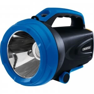 Draper 20w CREE LED Rechargeable Spotlight Torch Blue