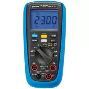 Metrix MTX 204 Handheld multimeter Digital Graphics display CAT III 600 V Display (counts): 6000