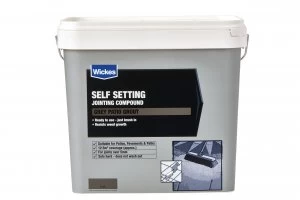 Wickes Self Setting Patio Grout - Grey 15KG