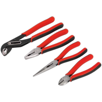 Sealey 4 Piece Comfort Grip Plier Set