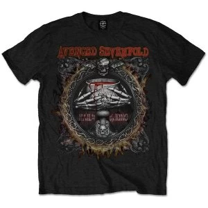 Avenged Sevenfold - Drink Unisex Large T-Shirt - Black