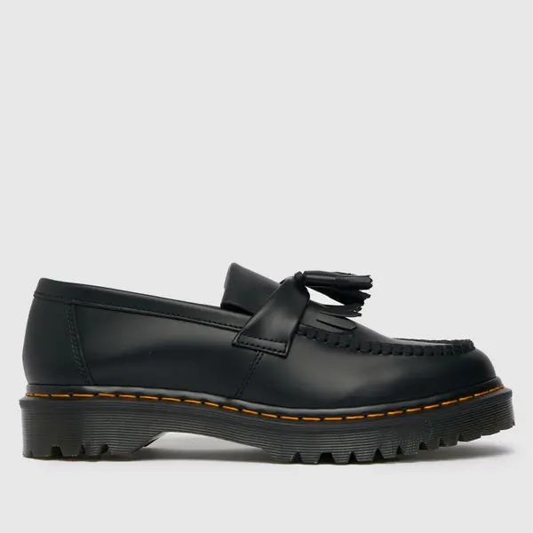 Dr Martens Black Adrian Bex Smooth Leather Tassel Loafers Black Female 7 187585UK