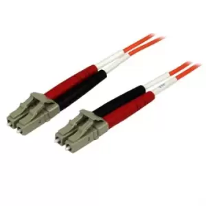 StarTech.com Fiber Optic Cable - Multimode Duplex 50/125 - OFNP Plenum - LC/LC - 2 m