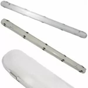 IP65 LED Batten Light Fitting 4FT 24W 2400lm 4000K Non Corrosive Warehouse Lamp