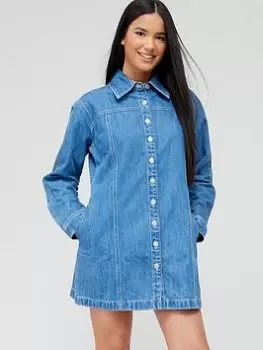 Levis Shay Denim Dress - Old 517 Blue X, Blue, Size XS, Women