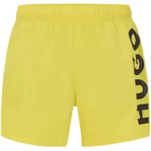 Hugo ABAS Swim Shorts - Yellow