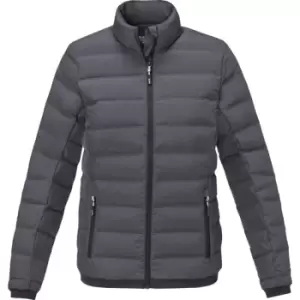 Elevate Womens/Ladies Insulated Down Jacket (XXL) (Storm Grey)