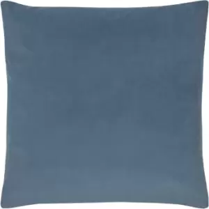 Evans Lichfield Sunningdale Velvet Cushion Cover (50cm x 50cm) (Wedgewood)