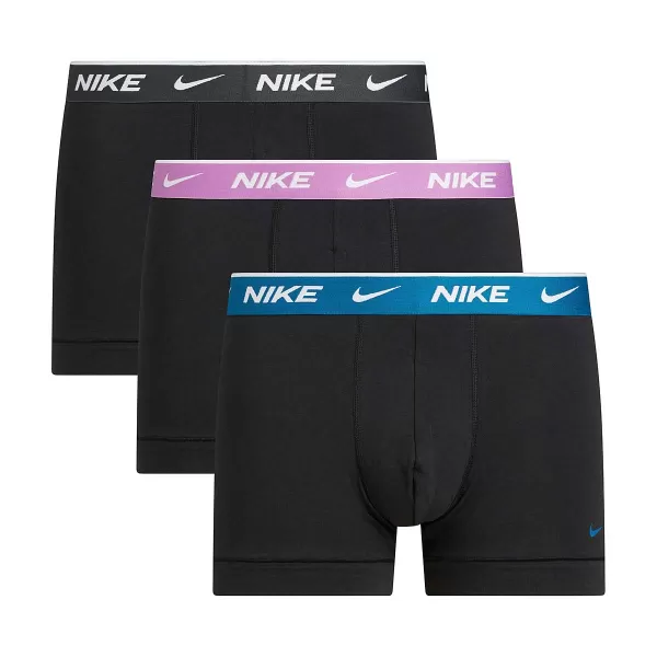 Nike Trunk 3pk, Black/black/pink/blue