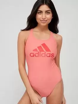 Adidas Sh3.Ro Badge Of Sport Swimsuit - Coral