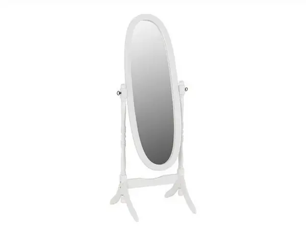 Seconique Contessa White Wooden Cheval Mirror