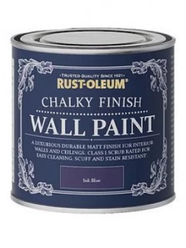 Rust-Oleum Chalky Wall Paint Ink Blue 125Ml