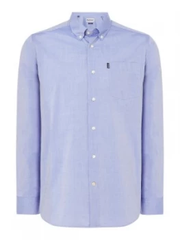 Mens Barbour Smarter Shirt Sea Blue