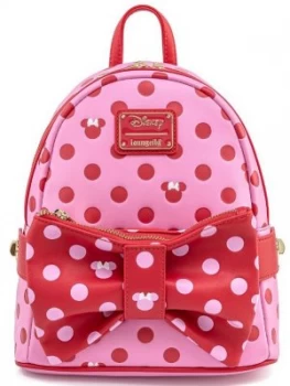 Mickey Mouse Loungefly - Pink Bow - 2 in 1 Mini backpacks pink