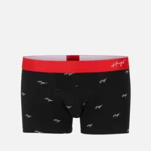 HUGO Bodywear Logo Low Rise Cotton-Blend Trunks - S