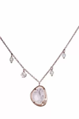 Shimla Jewellery Necklace With Rose Quartz and Cz JEWEL SH623