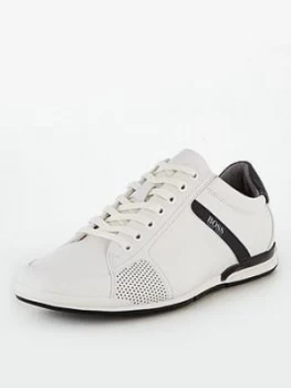 Hugo Boss Athleisure Saturn Leather Trainers Size 8 Men