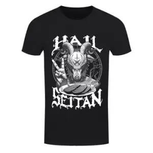 Grindstore Mens Hail Seitan T-Shirt (XX Large (44-46in)) (Black)