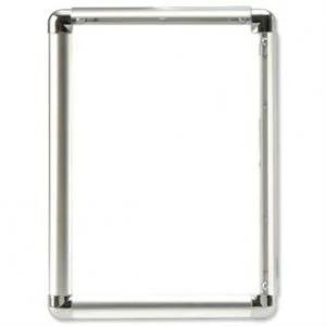 Display Aluminium Frame A3 Front Loading with Fixings 214510