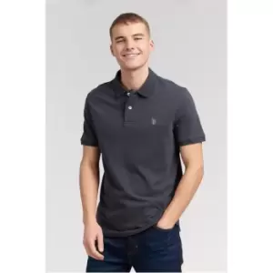 US Polo Assn US Core Pique Polo Shirt - Black