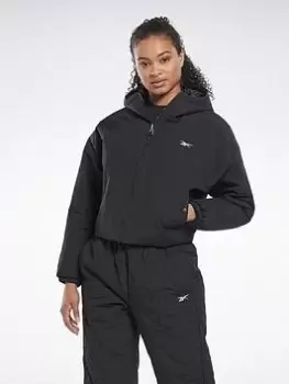 Reebok Thermowarm+graphene Zip-up Jacket, Black, Size XS, Women