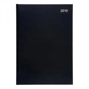 Office 2019 Diary Week to View A4 Black 941092