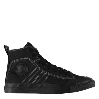 Diesel Astico Mid Top Trainers - Black