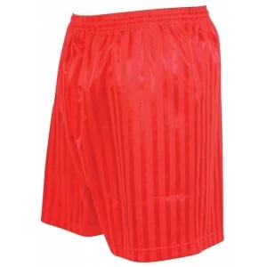 Precision Striped Continental Football Shorts 38-40" Red
