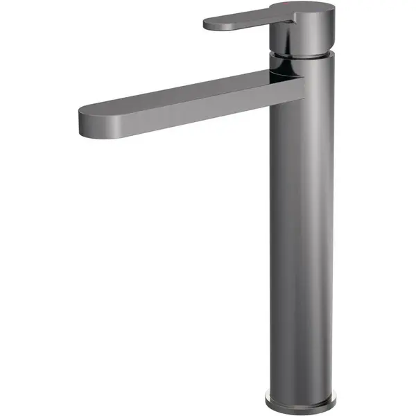 Nuie Arvan High-rise Mono Basin Mixer (no Waste) - Brushed Gun Metal