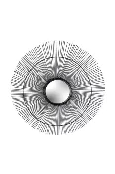 Wire Round Circular Wall Mirror