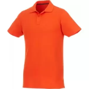 Elevate Mens Helios Short Sleeve Polo Shirt (M) (Orange)