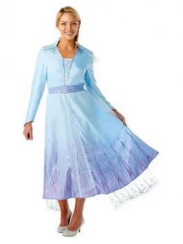 Disney Frozen Frozen Adult Deluxe Elsa Travel Dress, One Colour, Size Medium, Women