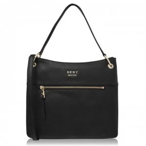 DKNY Gregorio Hobo Bag - Black/Gold BGD