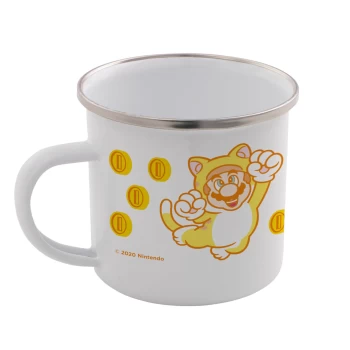 Cat Mario Enamel Mug - Super Mario Bros. 35th Anniversary