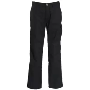 Tranemo Mens Comfort Light Non Scratch Lightweight Trousers (36T) (Black) - Black