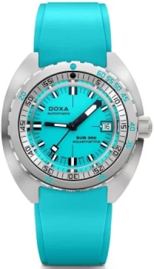 Doxa Watch SUB 300 COSC Aquamarine Rubber