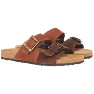 Barbour Mens Mitchell Sandals Cognac UK 9