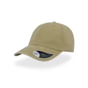 Atlantis Digg Pigment Dyed 6 Panel Cap (One Size) (Khaki)