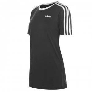 adidas Womens Essentials 3-Stripes T Shirt - Legend Earth