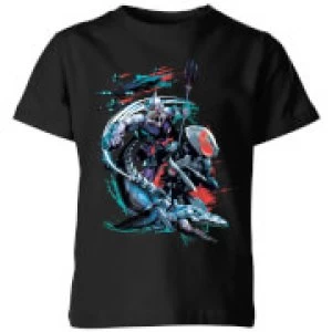 Aquaman Black Manta & Ocean Master Kids T-Shirt - Black - 7-8 Years