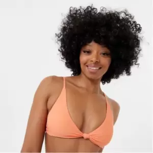 Jack Wills Knot Front Bikini Top - Orange