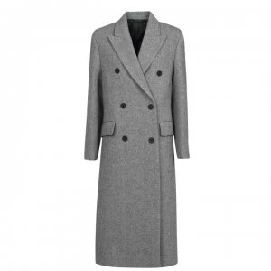 Lacoste Wool Coat - Flour L Chine